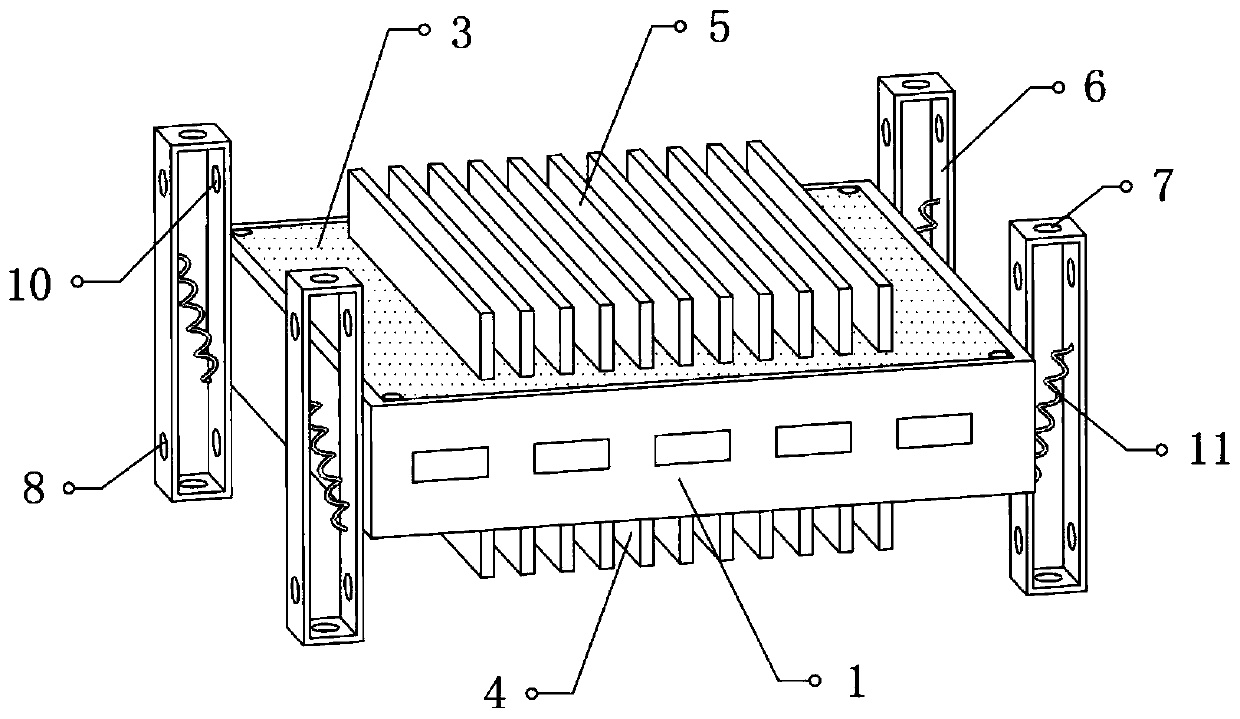 Fixing device of computer network automatic control system