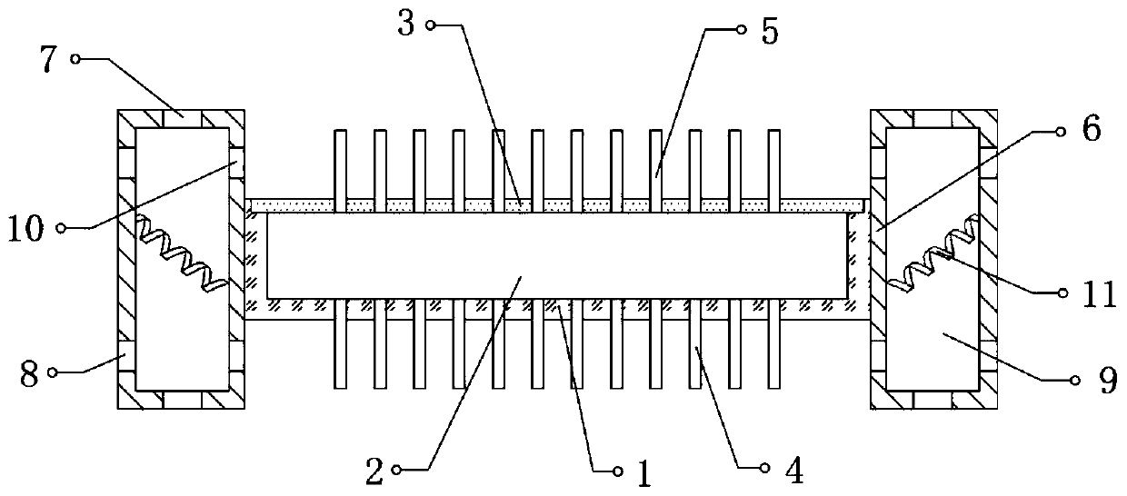 Fixing device of computer network automatic control system