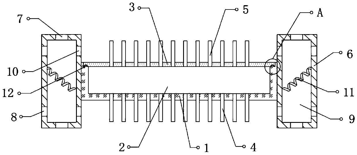 Fixing device of computer network automatic control system