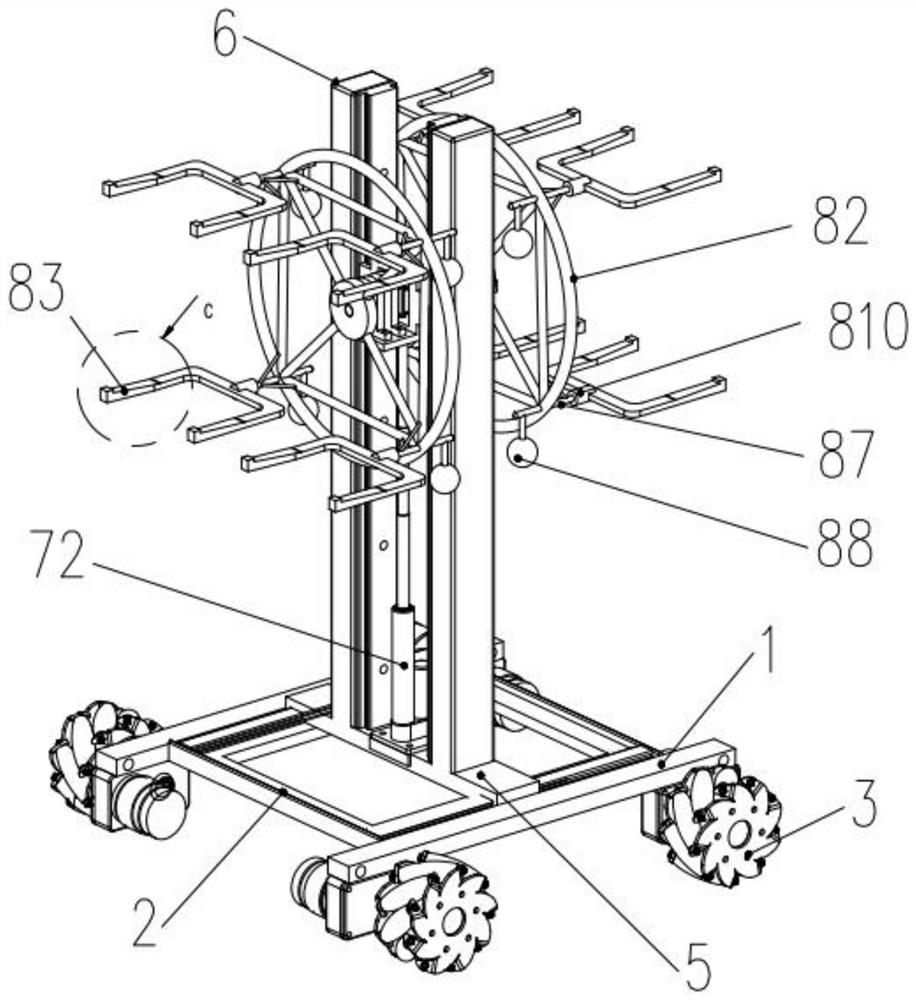 Type-II automatic carrying and storing system