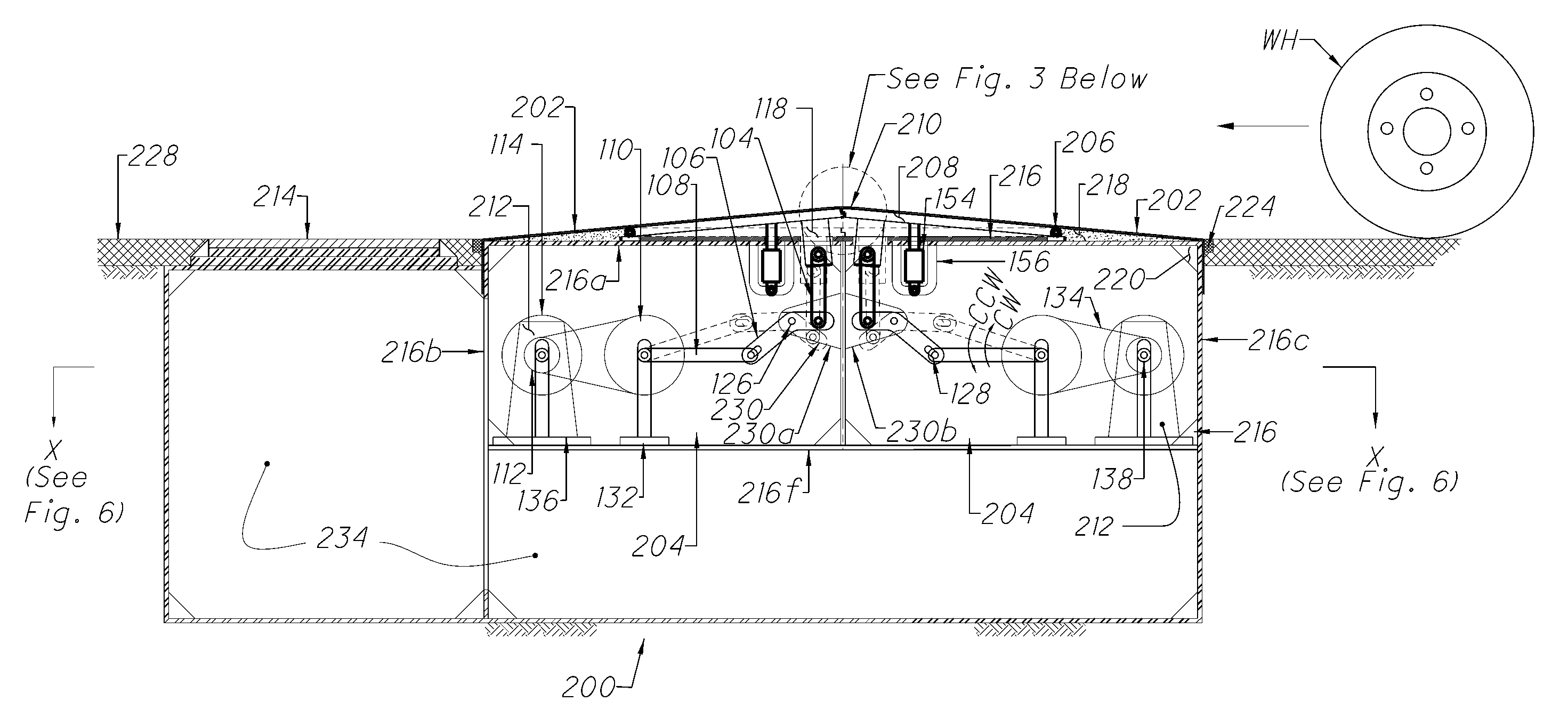 Electrical generator apparatus, particularly for use on a vehicle roadway