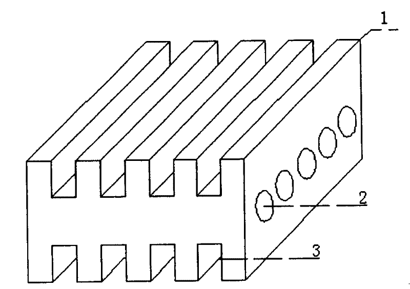 Combination cooling method and device of microchannel single convective flow and capillary microgroove phase conversion heat