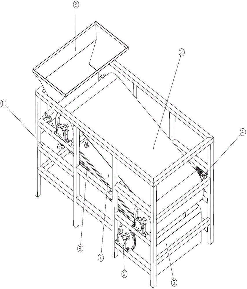 Asynchronous dry magnetic separator