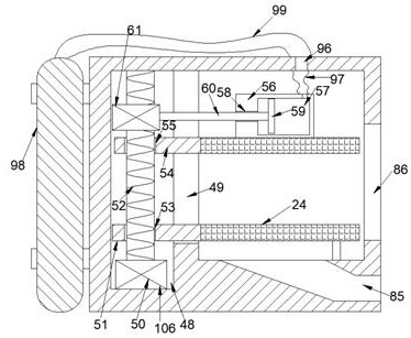 Nitrogen-filled packaged target material and packaging method thereof