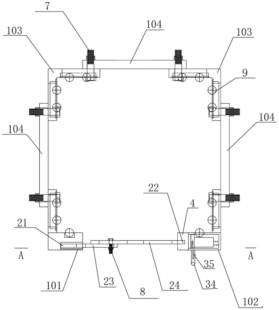 Crawling ladder safety protection device capable of automatically crossing cross rod