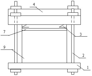 Combined type flexible clamp for vacuum brazing of core body of plate-fin type aluminum heat exchanger