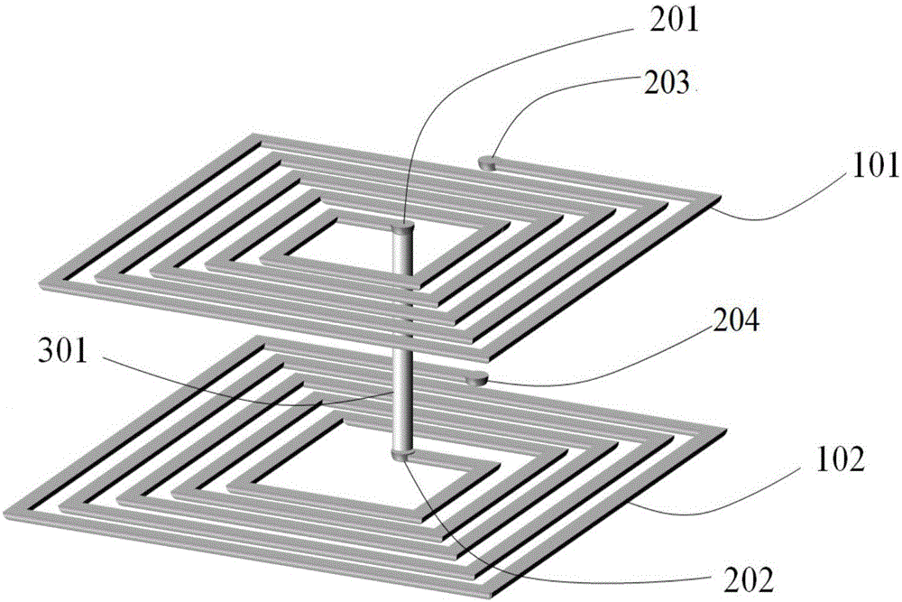 Inductor structure used for printed circuit board embedding technology and manufacturing method thereof