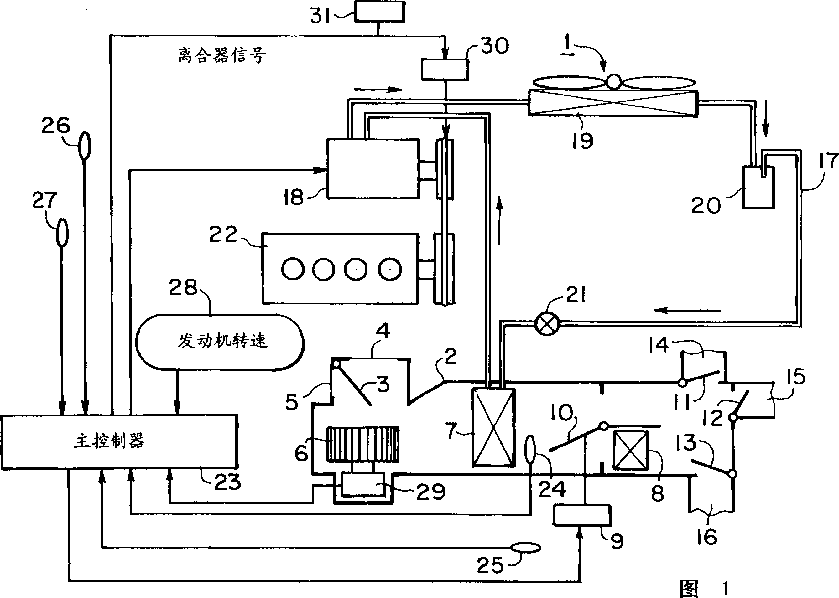 Refrigeration cycle control unit