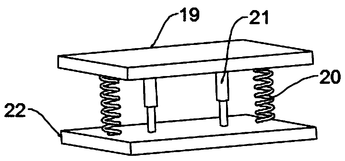 Road asphalt paving and compacting device