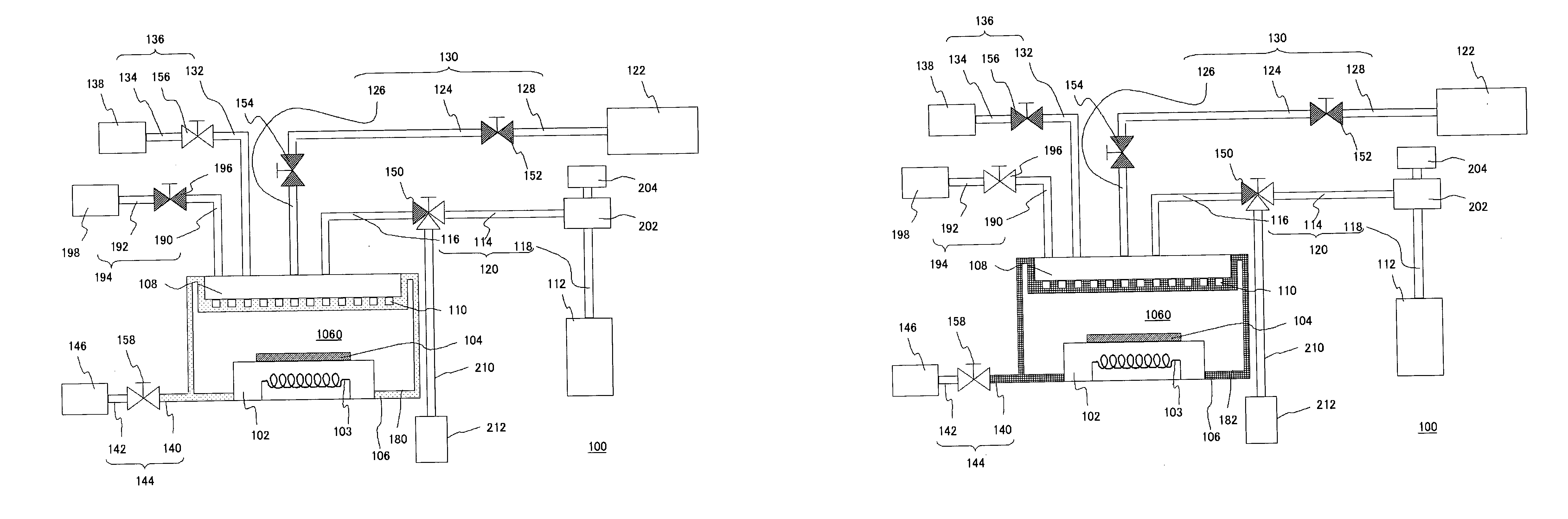 Method for processing interior of vapor phase deposition apparatus, method for depositing thin film and method for manufacturing semiconductor device