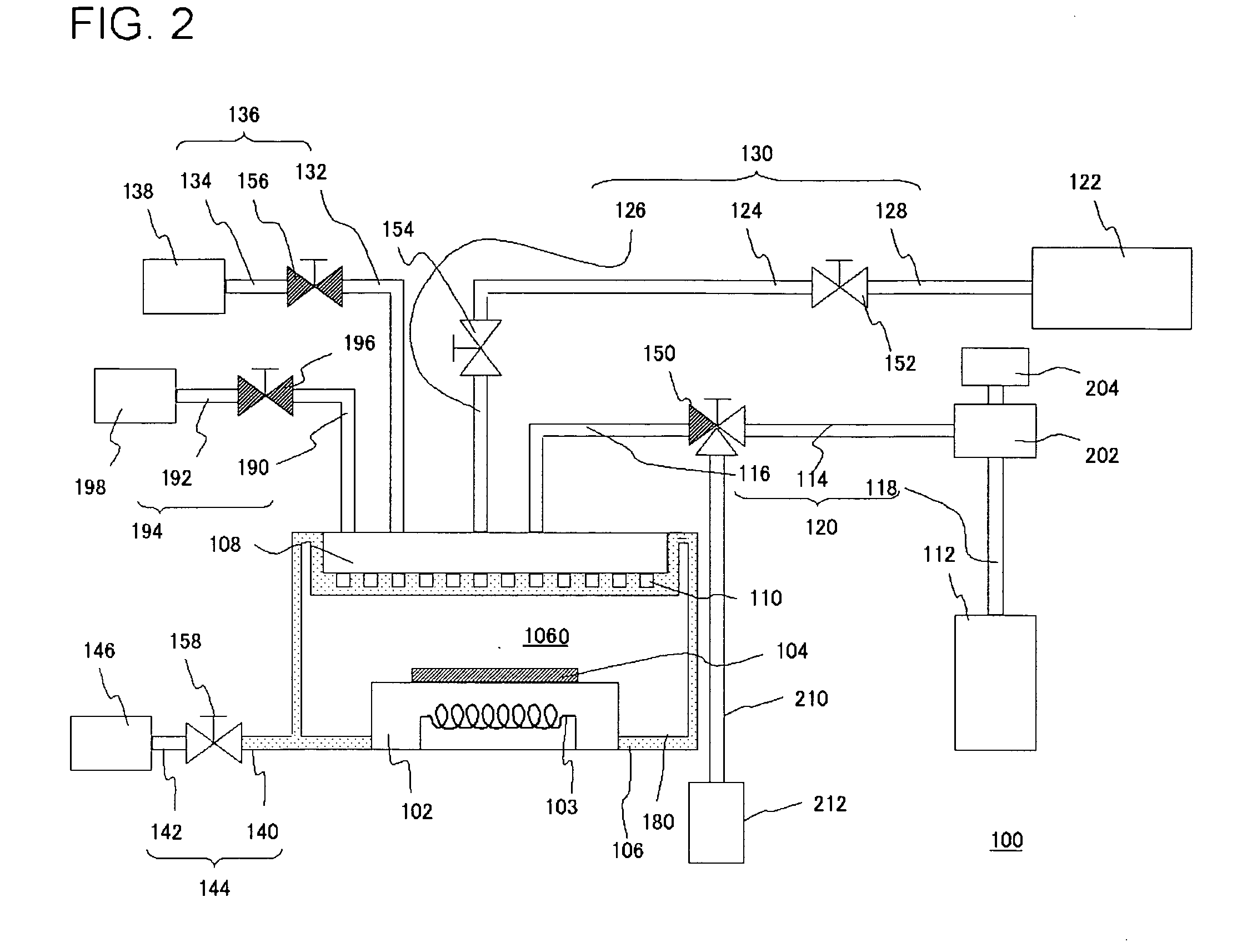 Method for processing interior of vapor phase deposition apparatus, method for depositing thin film and method for manufacturing semiconductor device