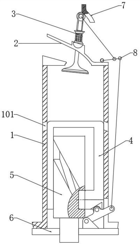 A crankshaftless two-stroke reciprocating engine