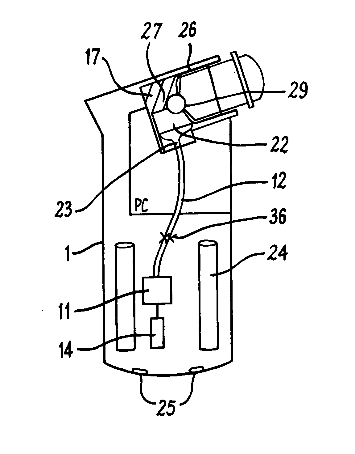 Method and apparatus for alcohol concentration detection in a blood sample