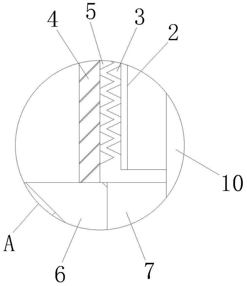 Anti-corrosion paint brushing device for joint of hanging boot and standard cone section of tower crane