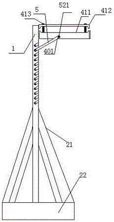 Cable laying structure