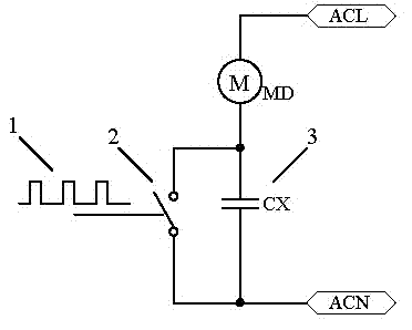 Motor speed adjusting device