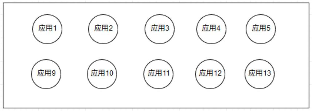 Application interface display method and device, display device and storage medium