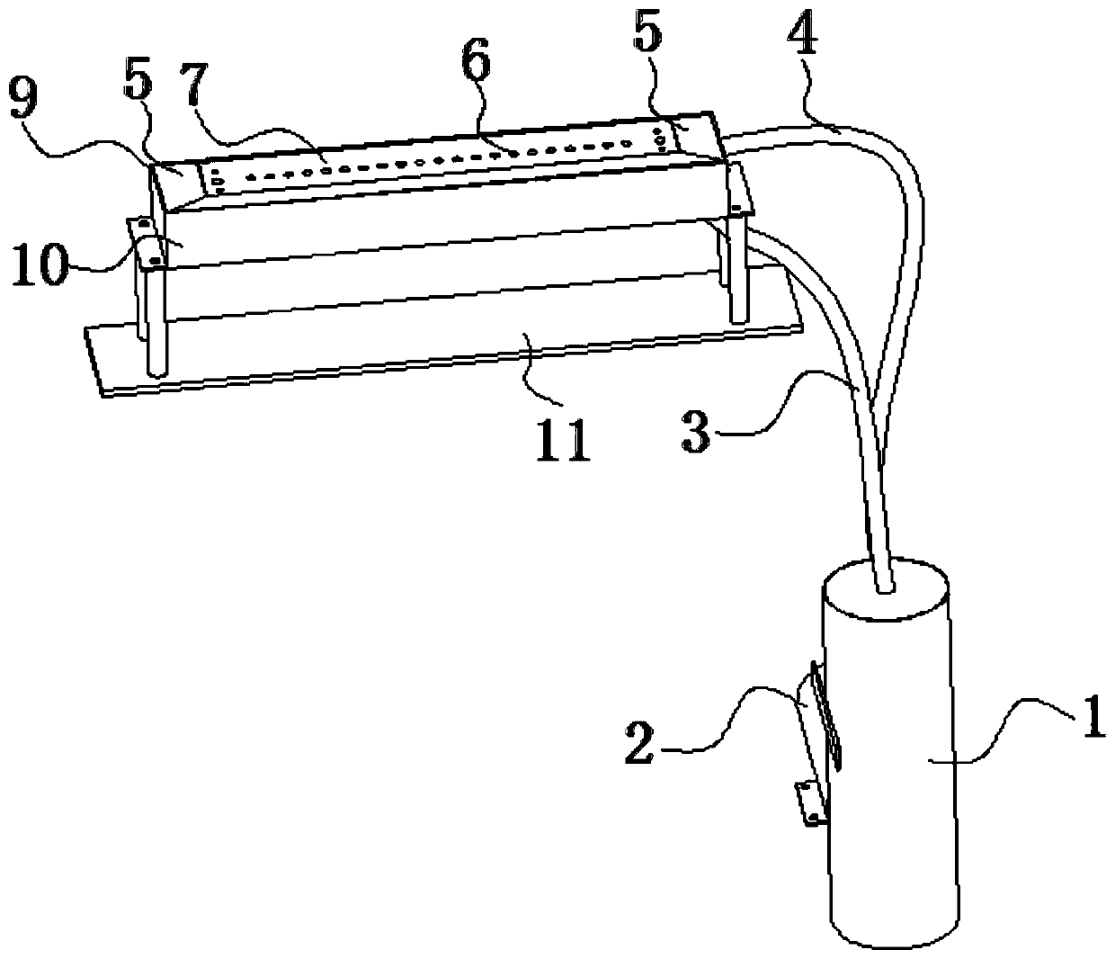 Soldering flux circulation tank