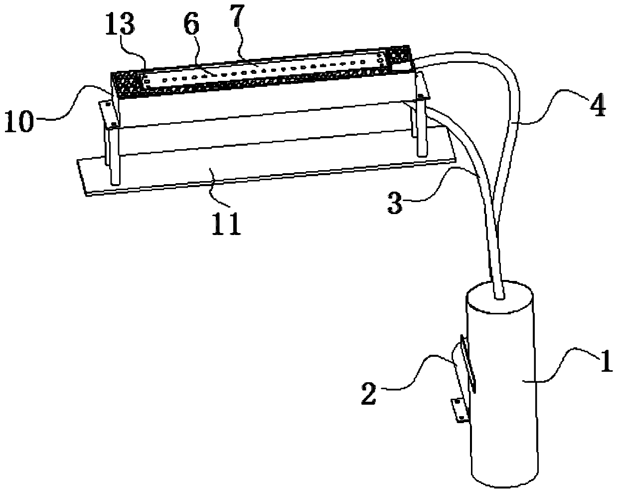 Soldering flux circulation tank