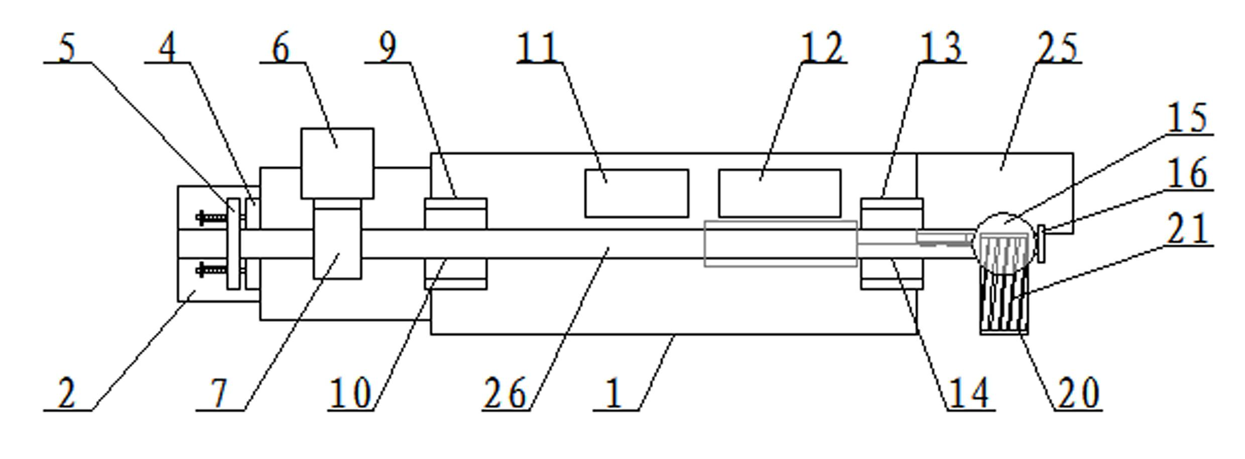 Ultrasonic welding equipment for porous sound attenuation air inlet tube of non-woven fabric helical air filter