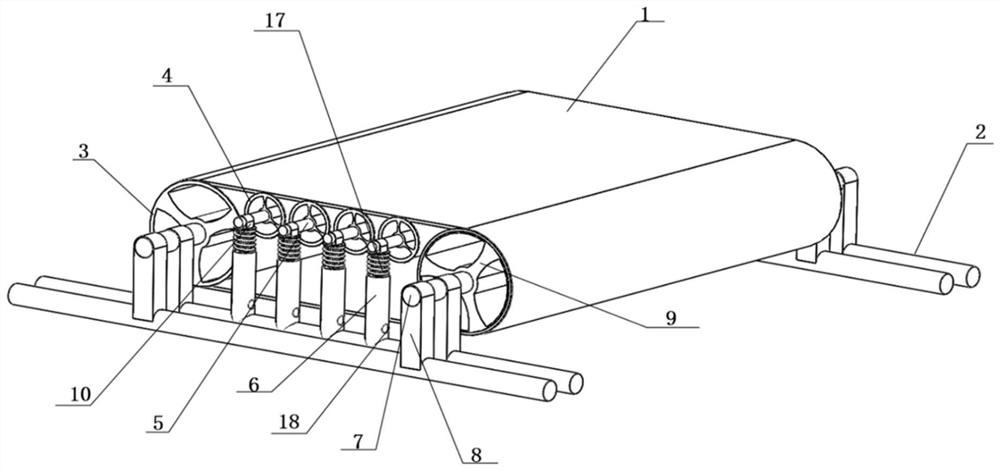 Flexible crawler-type pantograph head suitable for electric traction locomotive