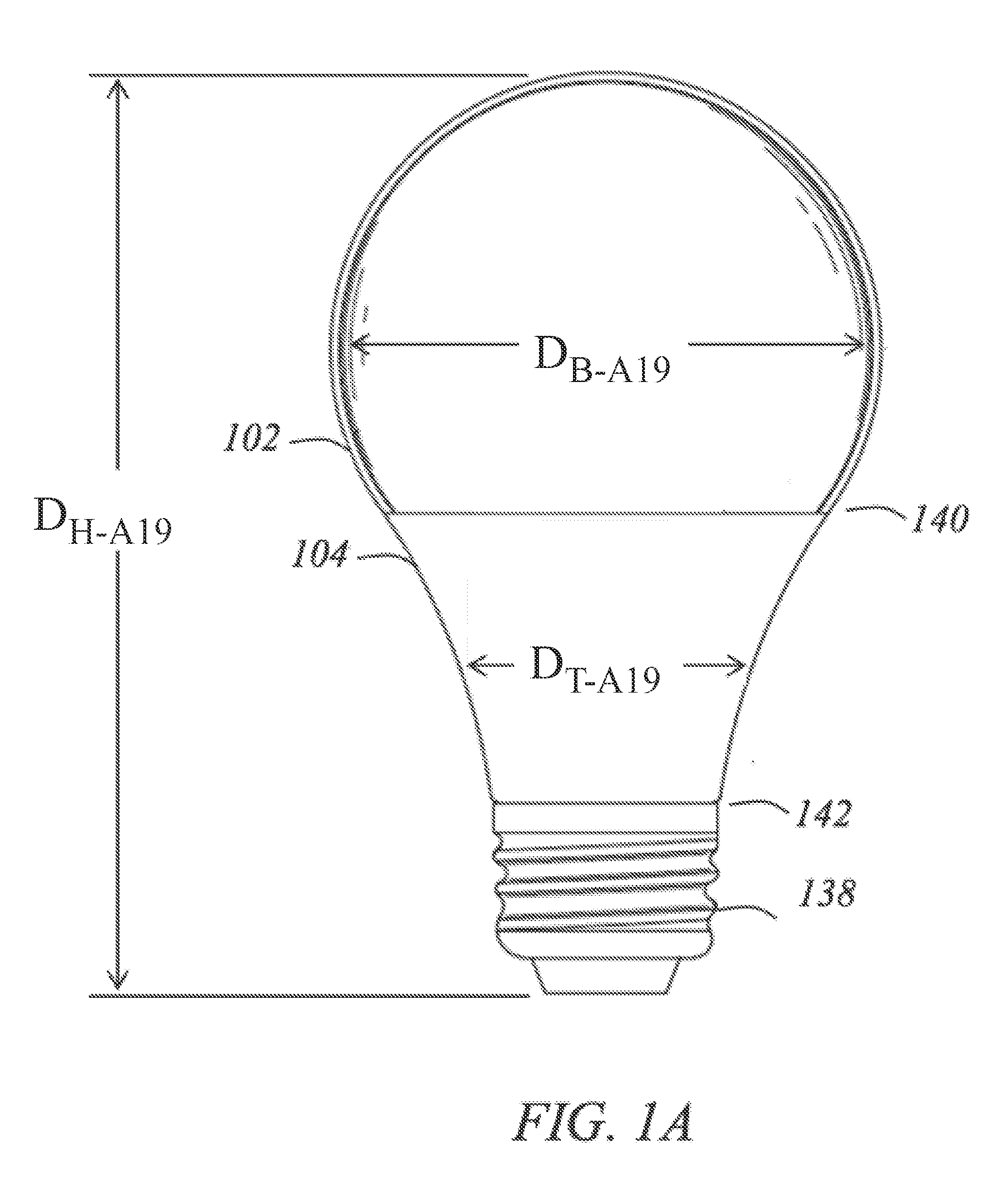 Dimmable high frequency induction RF fluorescent lamp