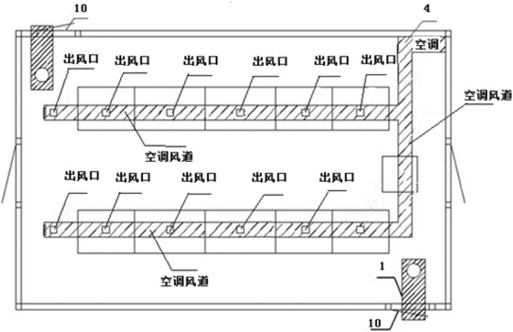 Box type switching station