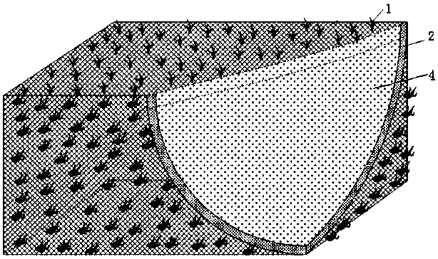 Submerging type ecological restoration water cube used for black and stink water body treatment and water quality improvement