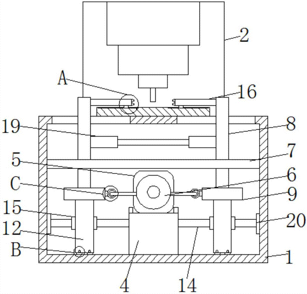 Perforating device for building materials