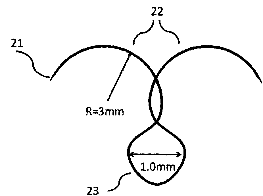 Heart valve implantation device provided with anchoring device