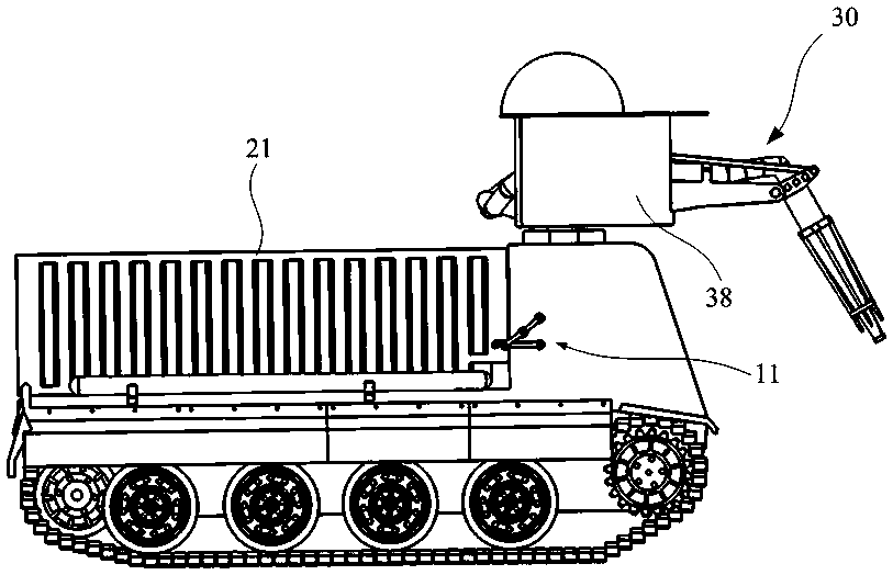 A kind of somatosensory control fire robot, control system and control method