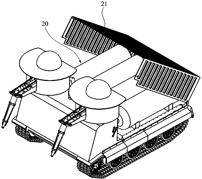 A kind of somatosensory control fire robot, control system and control method