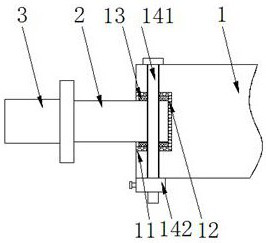 A printer shaft with heat dissipation structure