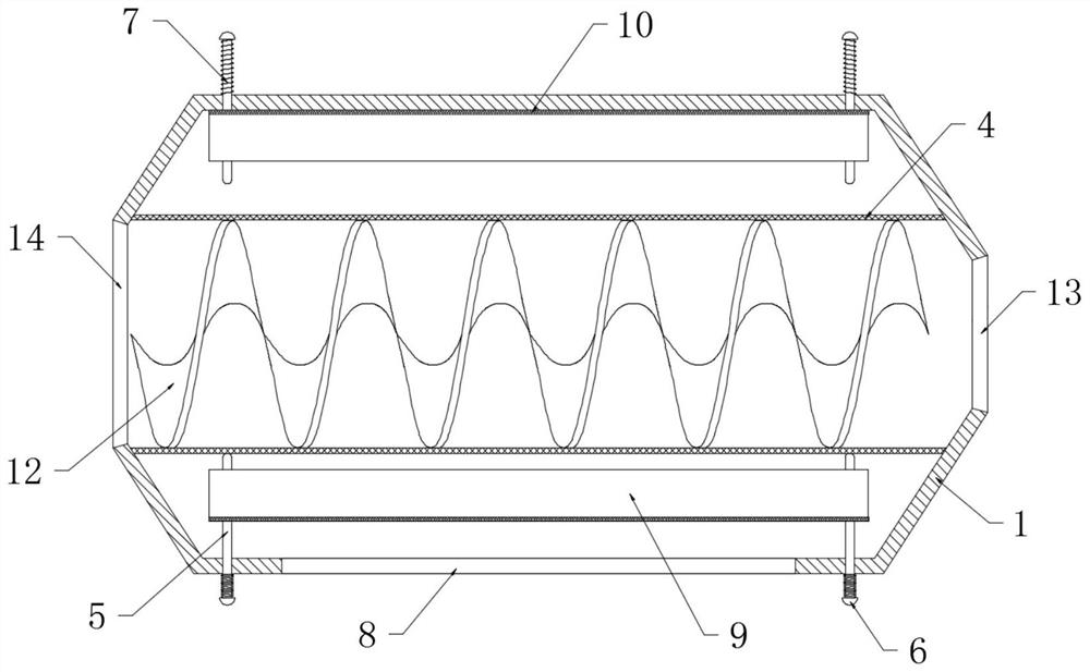 Efficient building sand sieving device capable of preventing meshes from being blocked