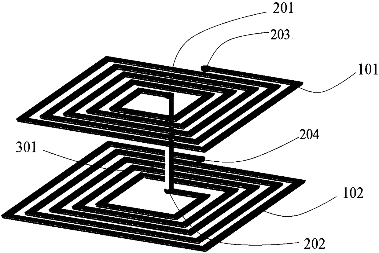 An inductance structure used in printed circuit board embedding technology and its manufacturing method