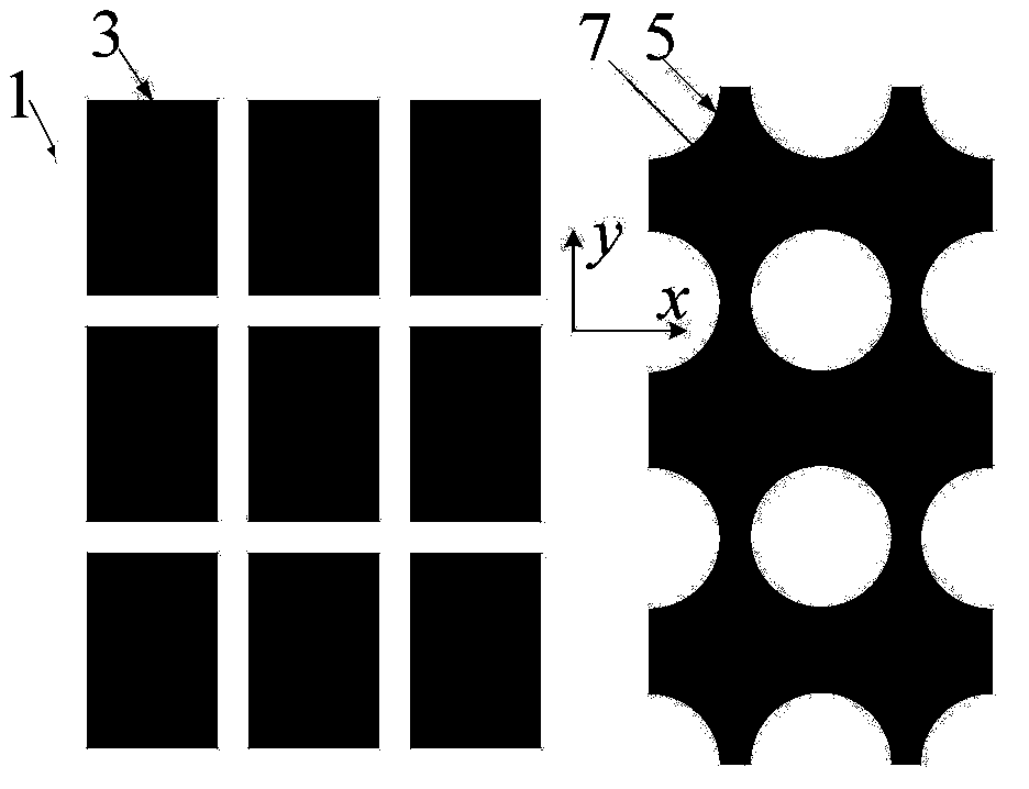 Broadband end-fire antenna on basis of surface wave waveguide and high-impedance surfaces