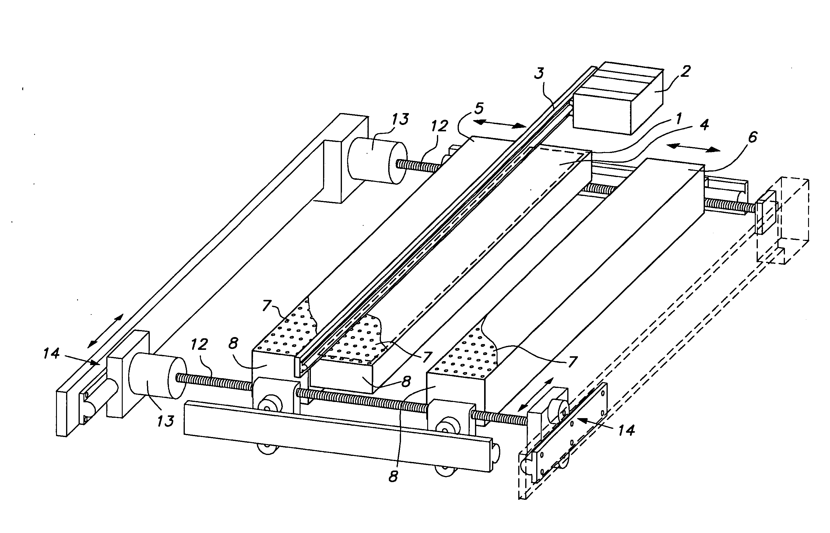 Moving floor media transport for digital printers