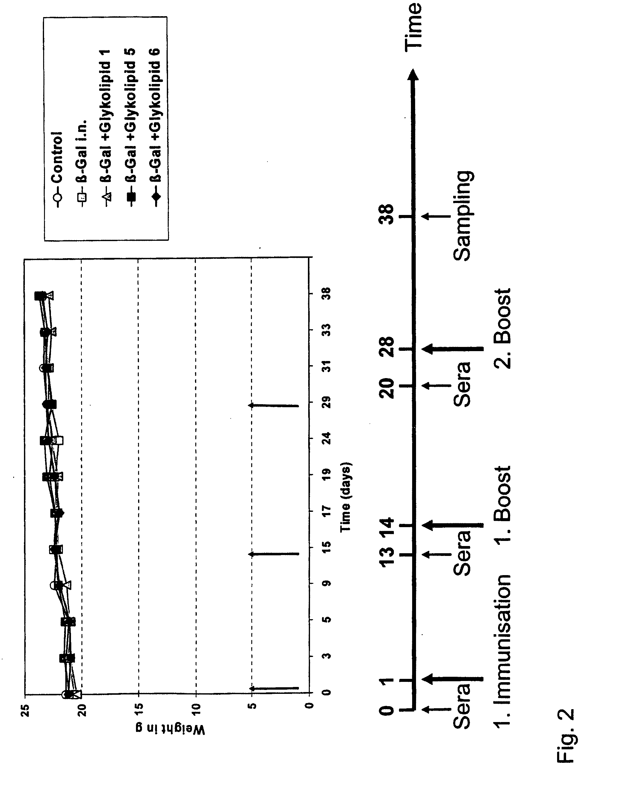 Use of Glycolipids as Adjuvants