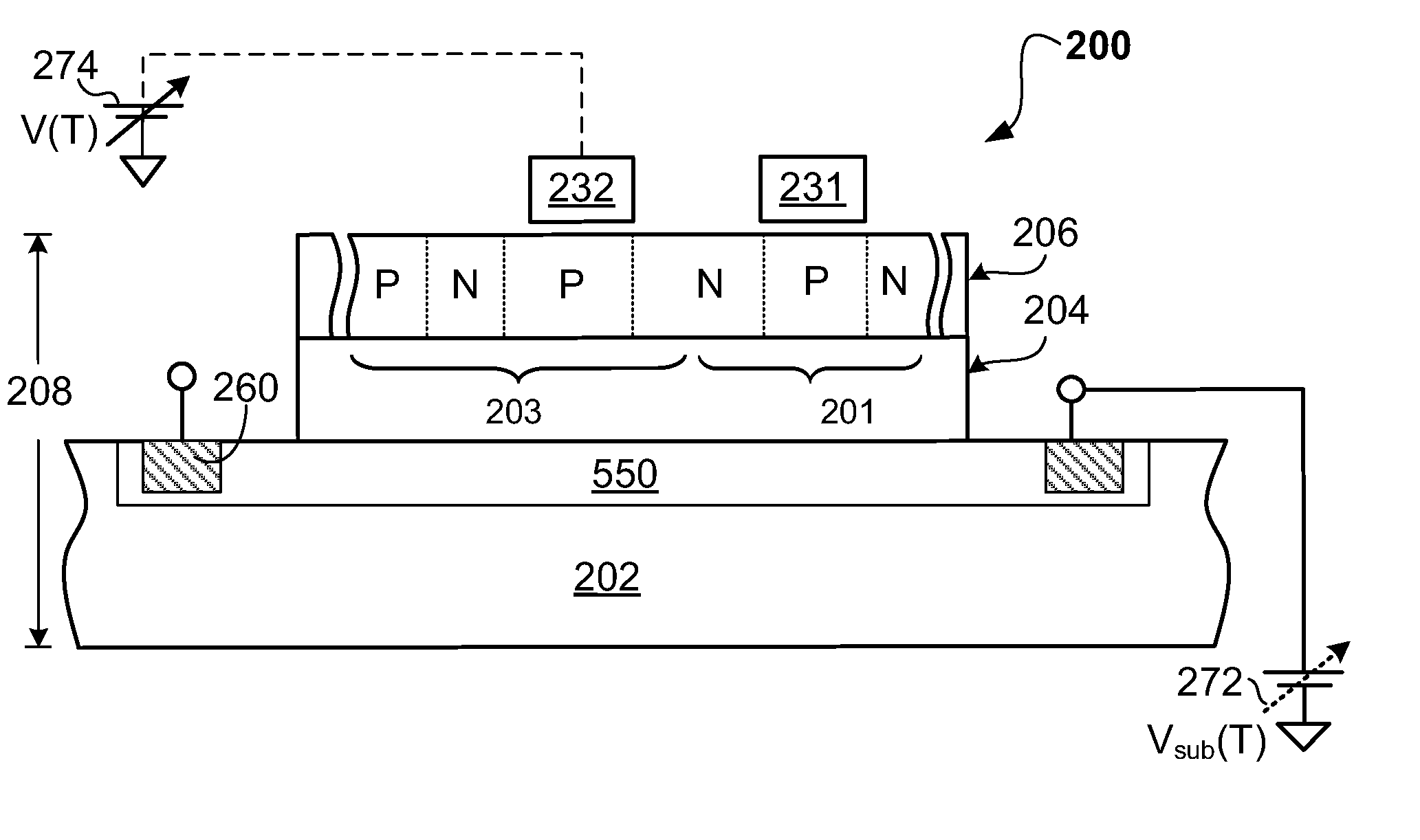 Thyristor-based semiconductor memory device with back-gate bias