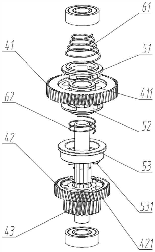 Manual-automatic integrated electric vehicle speed change system and use method thereof