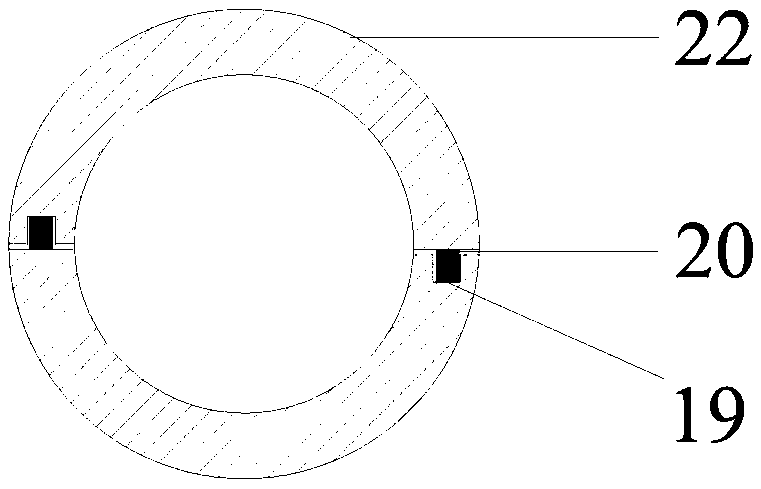 Preparation device of saturated remolded clay cutting ring sample and application method thereof