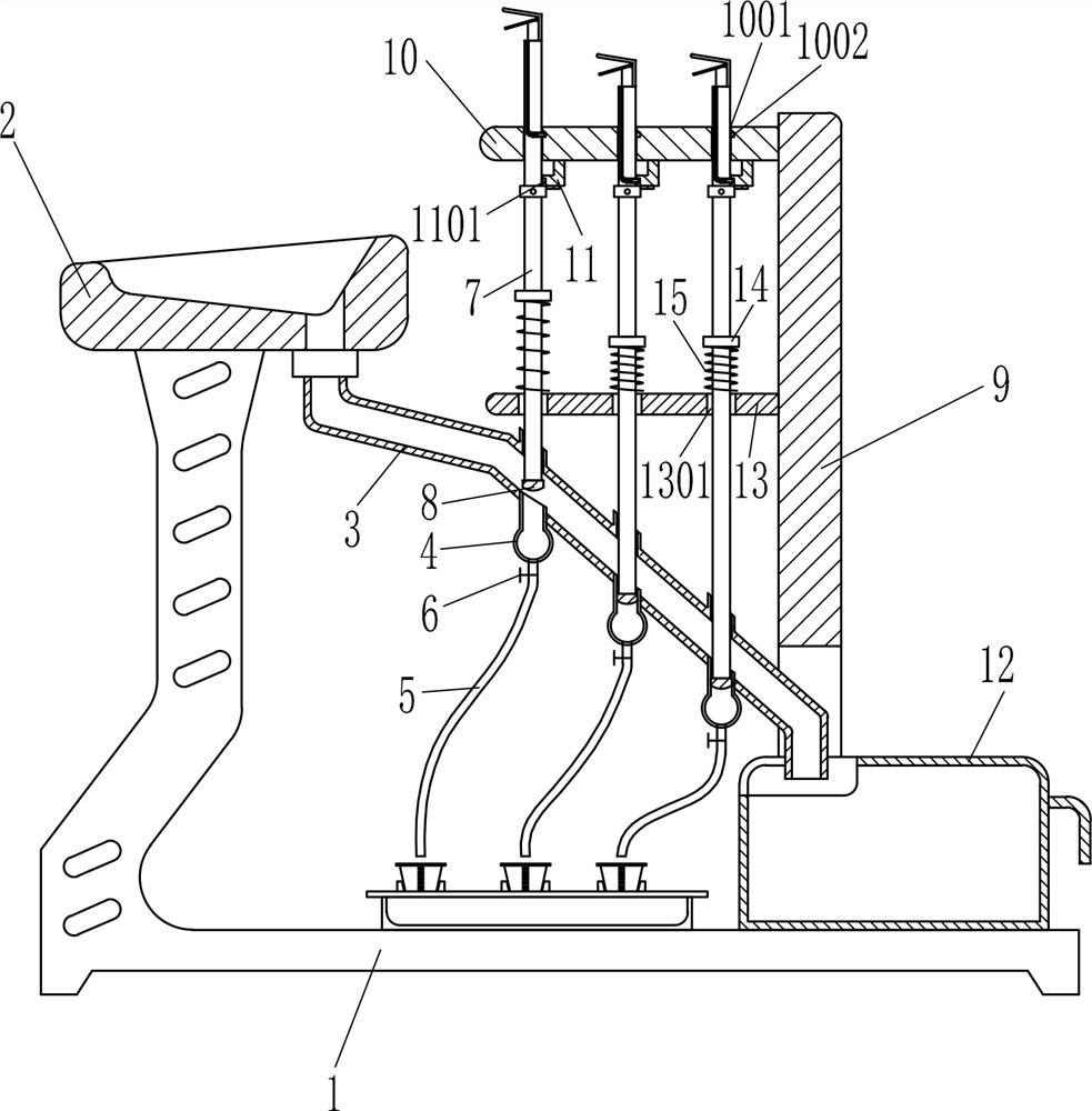 Segmented urine collection device for routine urine examination of pregnant women