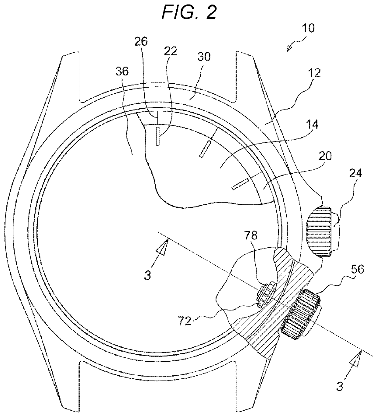 Timepiece with rotatable crown having tactile feel