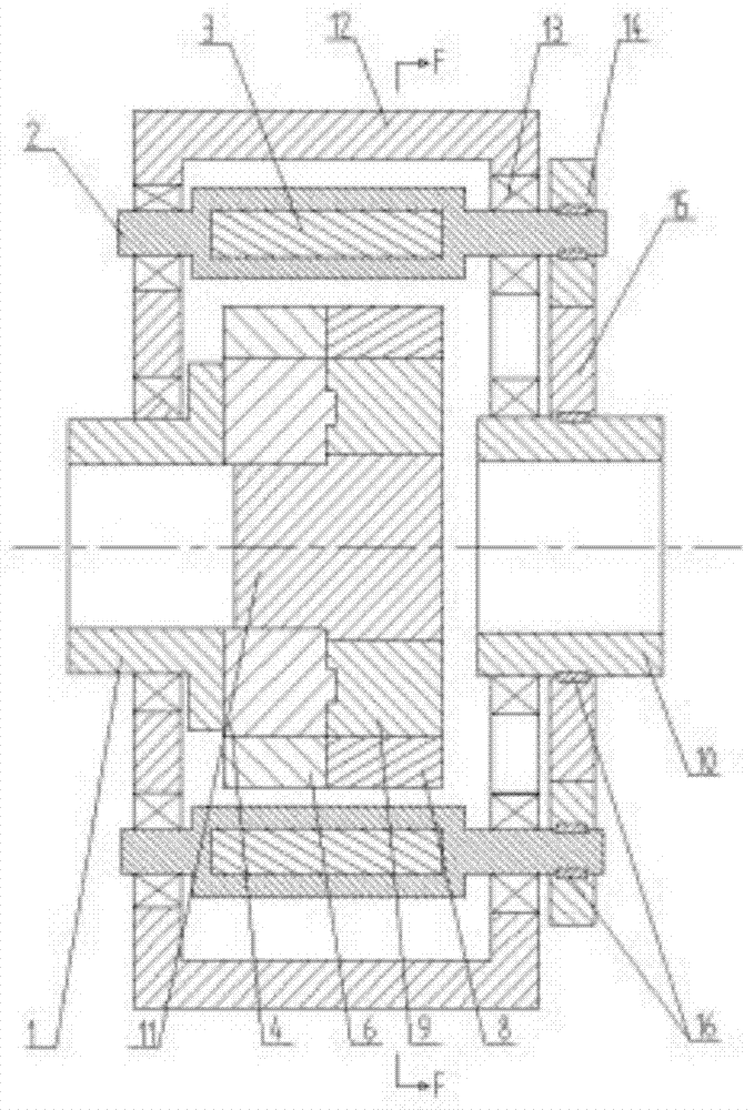 A permanent magnet governor with fixed magnetic gap