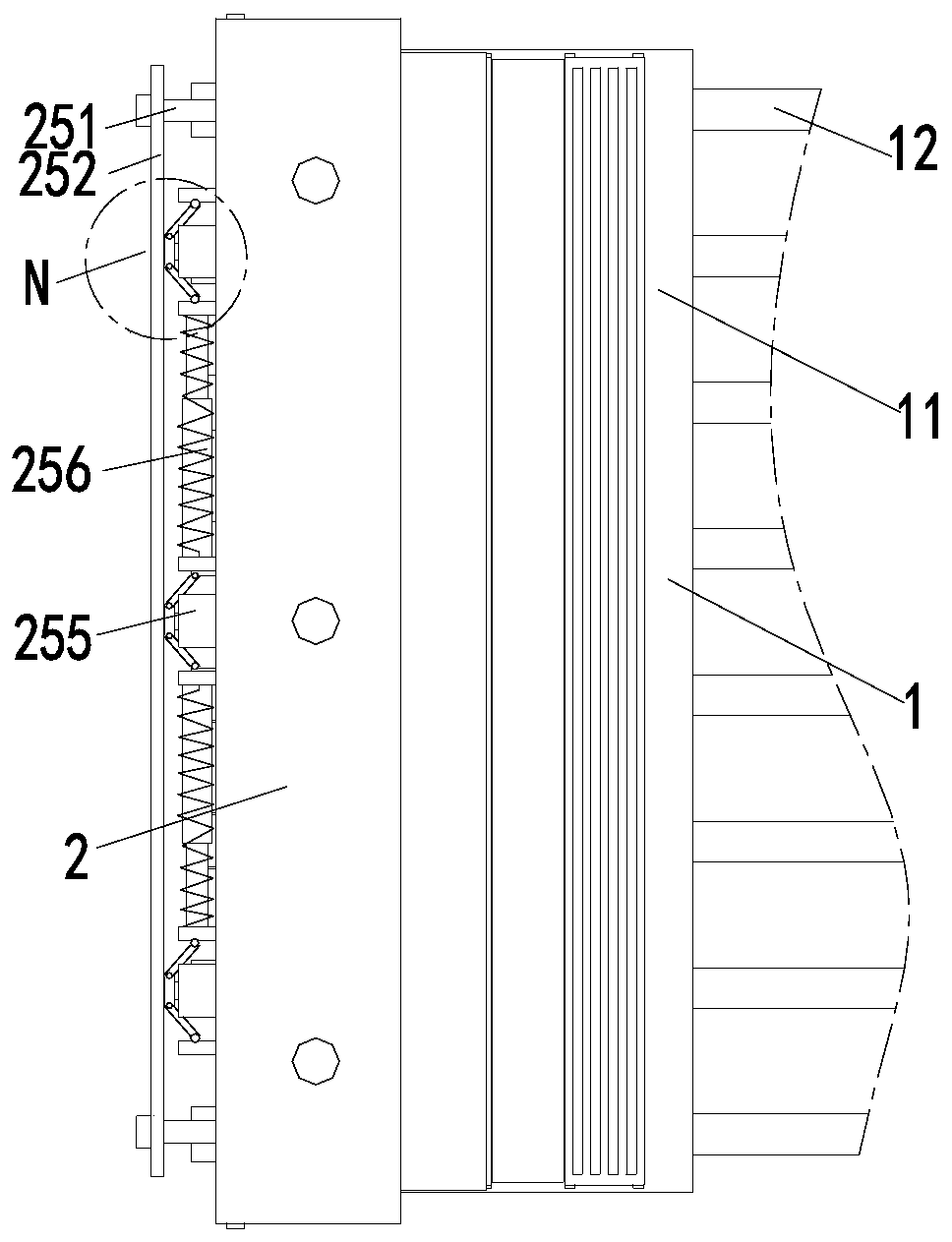 Large transformer mounting, hoisting and carrying machine and method