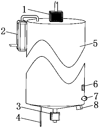 Green synthesis device of 4-chloroacetoacetate