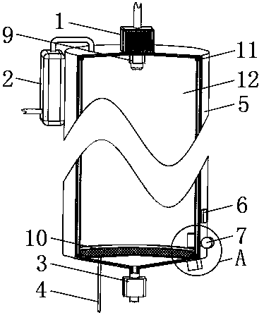 Green synthesis device of 4-chloroacetoacetate