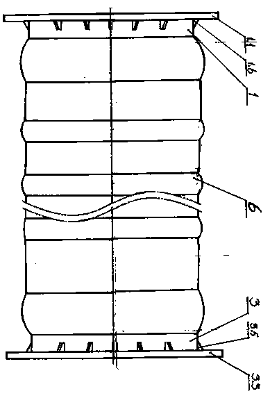 A kind of production method of full armor mud discharge pipe