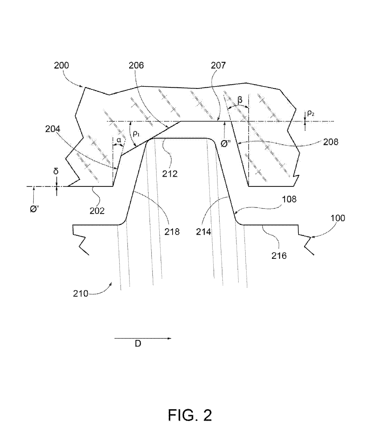 Anti-vibration thread form