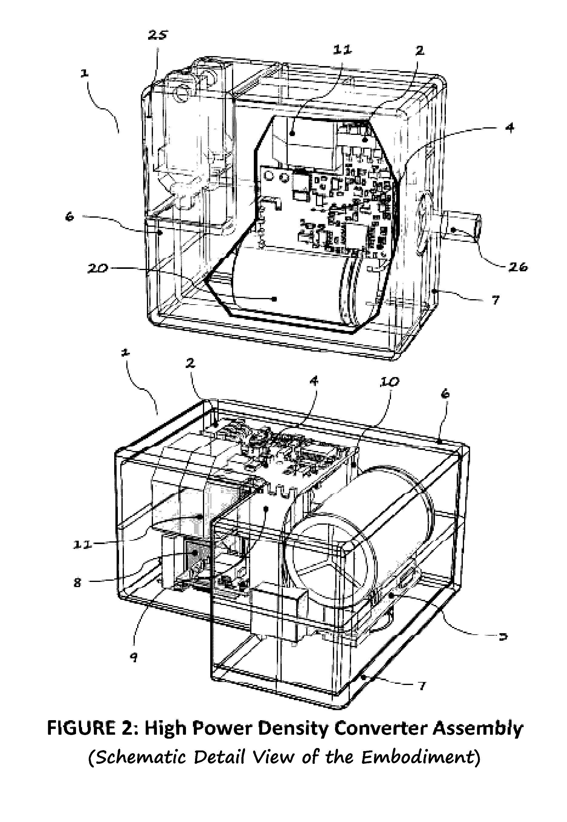 Packaging method for very high density converters